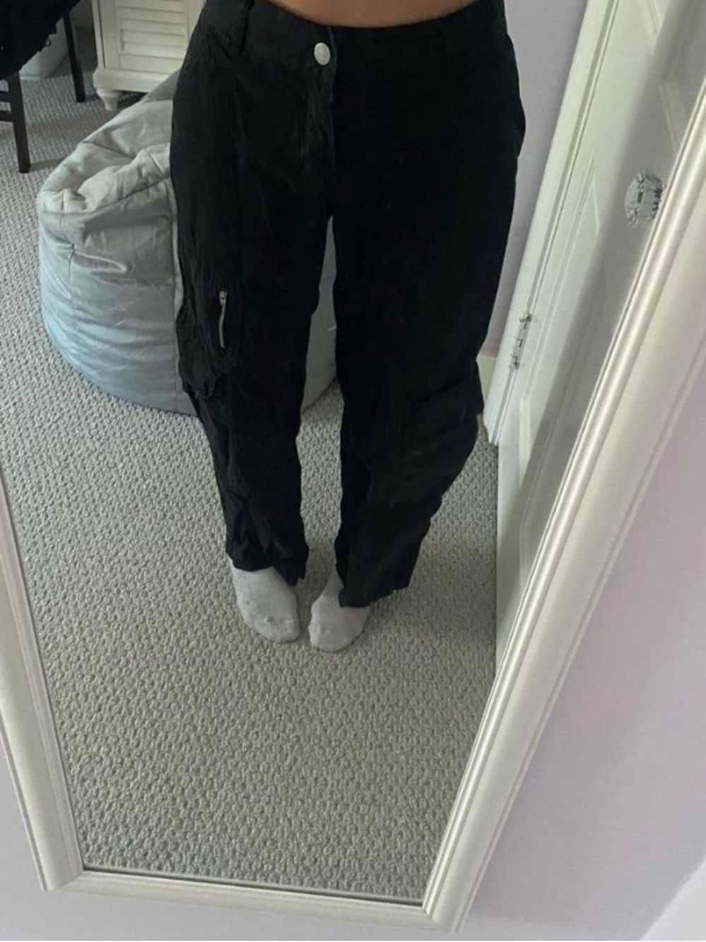 Urban Outfitters Black Cargo Pants